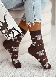 Skarpety Milena 0200-179 śpiące koale 37-41