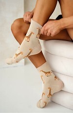 Skarpety Milena 0200-180 Żyrafa 37-41