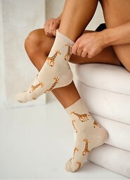 Skarpety Milena 0200-180 Żyrafa 37-41