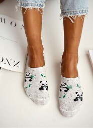 Baleriny Milena Microstopki 0576-029 Panda 36-41