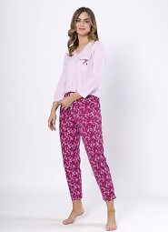 Piżama Leveza 1634 Elif kr/r M-2XL