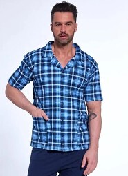 Piżama Cornette 318/53 kr/r 3XL-5XL męska rozpinana