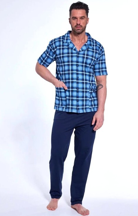 Piżama Cornette 318/53 kr/r 3XL-5XL męska rozpinana