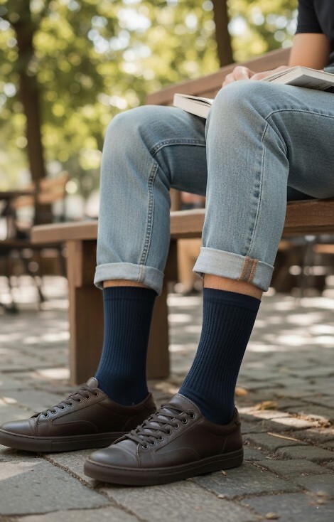 Skarpety Cerber 0176 męskie bezuciskowe krótkie 39-47