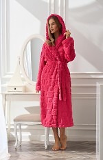 Szlafrok L&L 2554 Valentine długi S-2XL damski