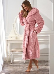 Szlafrok L&L 2554 Valentine długi S-2XL damski