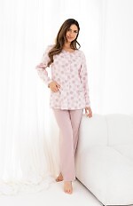 Piżama Regina 710 dł/r 2XL-3XL Z25/26 damska rozpinana