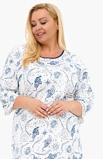 Koszula Cornette 464/448 Ingrid 3/4 3XL-5XL damska