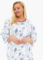 Koszula Cornette 464/448 Ingrid 3/4 3XL-5XL damska