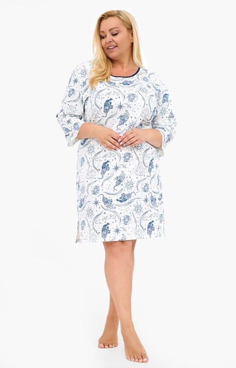 Koszula Cornette 464/448 Ingrid 3/4 3XL-5XL damska