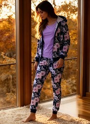 Piżama Cornette 355/464 Maddie S-XL trzyczęściowa damska