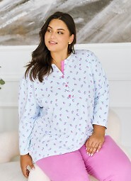 Piżama Taro Yolanda 3462 dł/r 2XL-4XL Z25/26 damska