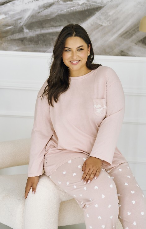Piżama Taro Nori 3468 7/8 2XL-3XL Z25/26 damska
