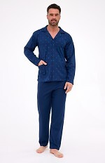 Piżama Cornette 114/79 dł/r 3XL-5XL  męska rozpinana