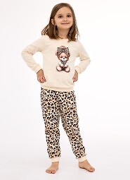 Piżama Cornette Kids Girl 594/191 Panther dł/r 86-128