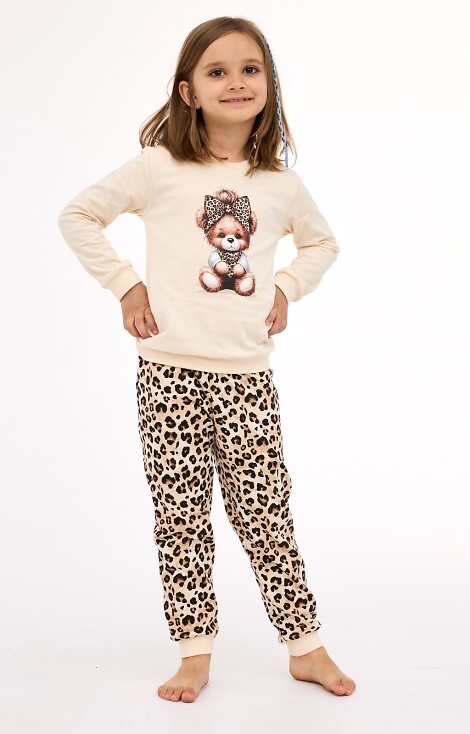 Piżama Cornette Kids Girl 594/191 Panther dł/r 86-128