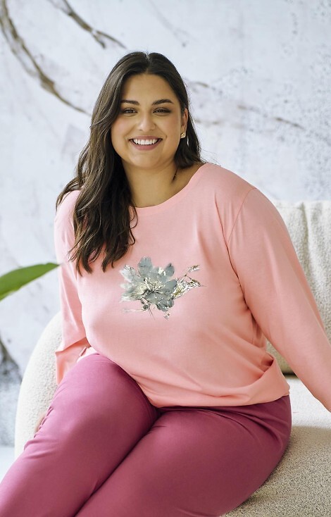 Piżama Taro Patricia 3471 7/8 2XL-4XL Z25/26 damska