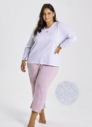 Piżama Taro Debora 3463 dł/r 2XL-4XL Z25/26 damska