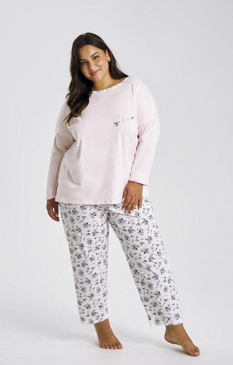 Piżama Taro Ella 3465 dł/r 2XL-3XL Z25/26 damska