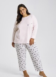 Piżama Taro Ella 3466 dł/r 4XL-6XL Z25/26 damska