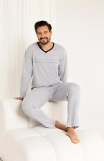 Piżama Regina 485 dł/r 2XL-3XL męska