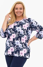 Piżama Cornette 147/465 Anabel 3/4 3XL-5XL damska