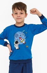 Piżama Cornette Kids Boy 593/176 Galaxy dł/r 86-128