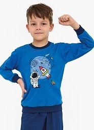 Piżama Cornette Kids Boy 593/176 Galaxy dł/r 86-128