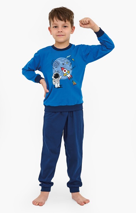 Piżama Cornette Kids Boy 593/176 Galaxy dł/r 86-128