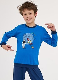 Piżama Cornette Young Boy 766/176 Galaxy dł/r 134-164
