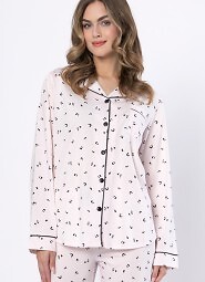 Piżama Laveza Alka 1618 dł/r M-2XL rozpinana