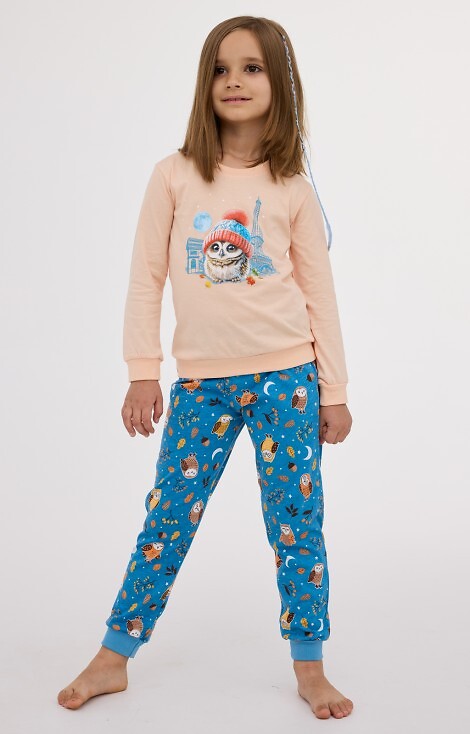 Piżama Cornette Kids Girl 977/188 Paris dł/r 86-128