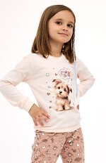 Piżama Cornette Kids Girl 594/193 Sweet Dog dł/r 86-128