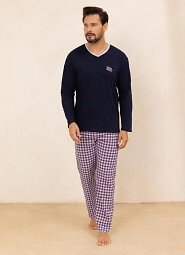 Piżama Regina 491 dł/r 2XL Z25/26 męska