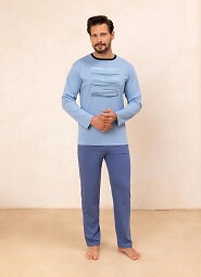 Piżama Regina 492 dł/r M-XL Z25/26 męska