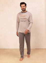 Piżama Regina 492 dł/r M-XL Z25/26 męska