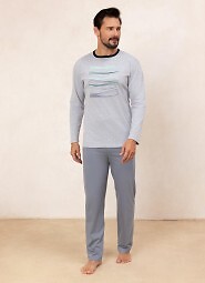 Piżama Regina 492 dł/r M-XL Z25/26 męska