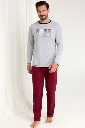 Piżama Regina 487 dł/r M-XL Z25/26 męska