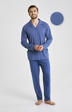 Piżama Taro Darek 3483 dł/r M-2XL Z25/26 męska rozpinana