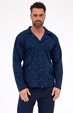 Piżama Cornette 114/80 dł/r 3XL-5XL męska rozpinana