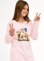 Koszula Cornette Young Girl 258/196 Bears 2 dł/r 134-164
