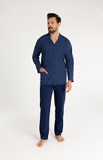 Piżama Regina 486 dł/r M-XL męska rozpinana