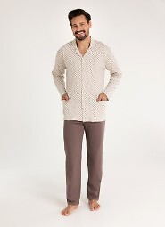 Piżama Regina 486 dł/r M-XL męska rozpinana