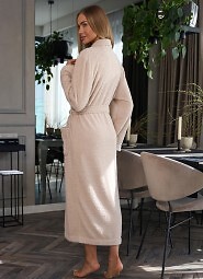 Szlafrok L&L 2558 Celeste długi M-2XL damski