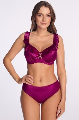 Figi kąpielowe Ava SF 249/5 Brazyliany Magenta S-3XL