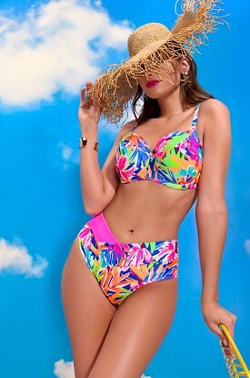 Biustonosz kąpielowy Soft Ava SK 243 Tropical Splash - zdjęcie 2