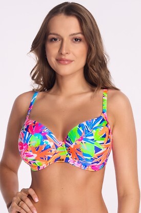 Biustonosz kąpielowy Full Cup Ava SK 242 Tropical Splash - zdjęcie 2