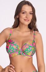 Biustonosz kąpielowy full cup Ava SK 246 Neon Safari