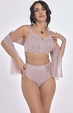 Biustonosz soft bez fiszbin Viki Zuza I 586 Kwarcowy Róż 100-105