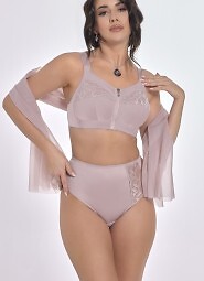 Biustonosz soft bez fiszbin Viki Zuza I 586 Kwarcowy Róż 100-105